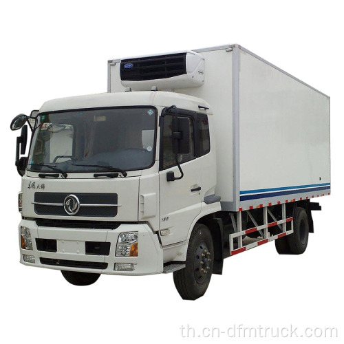 ส่งออกเครื่องยนต์ดีเซล Dongfeng 5T รถบรรทุกตู้เย็น